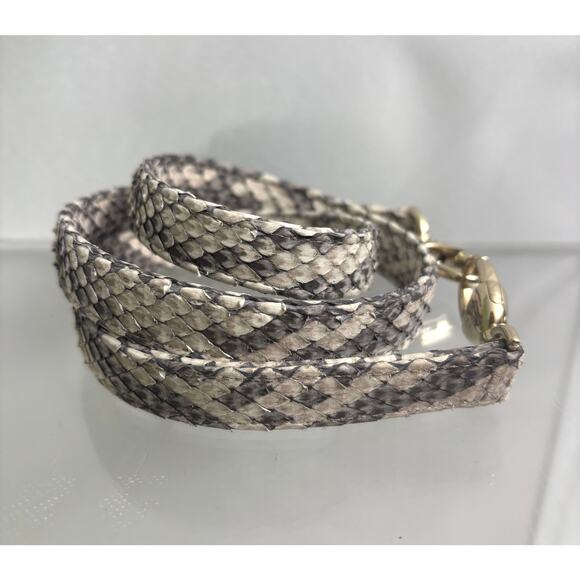 Christian Dior Gold Python Medium Lady Dior Bag Strap - Picture 8 of 10